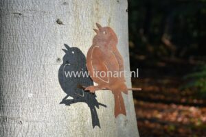 schroefvogel- 'Kwetterraar'-iron art